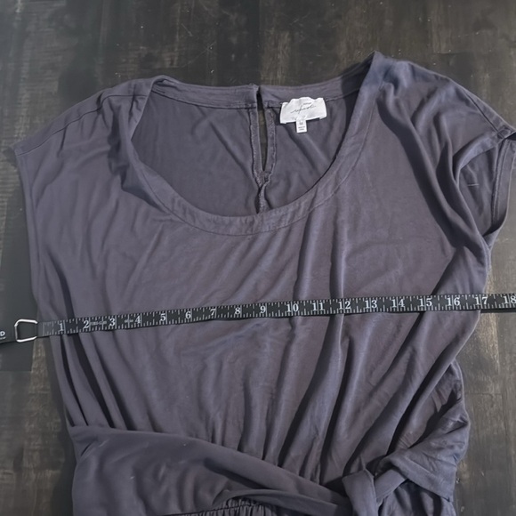 Soma Weekend Slate Gray Tie Waist Lounge Jumpsuit Size Medium - Picture 7 of 8